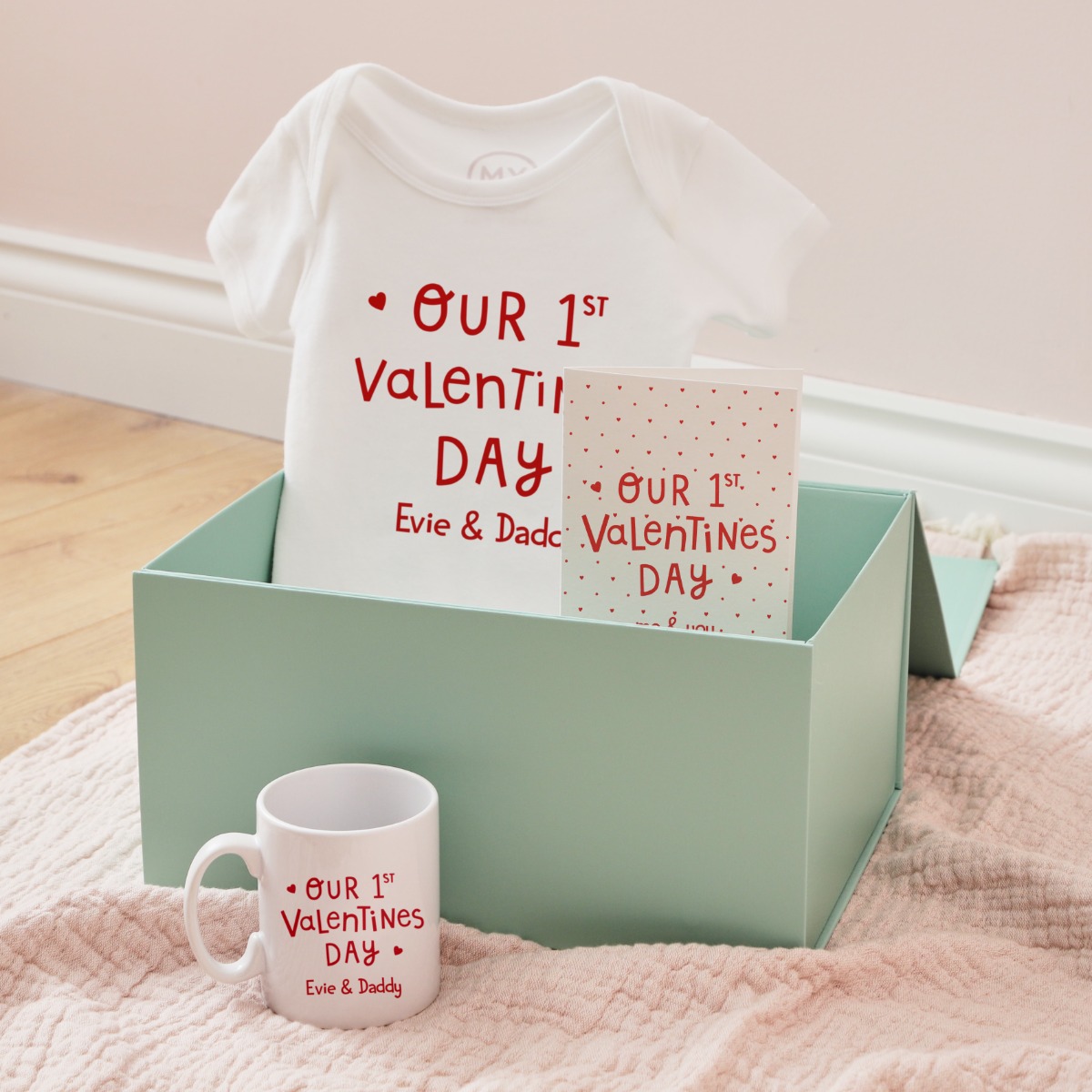 Personalised Our 1st Valentine’s Set