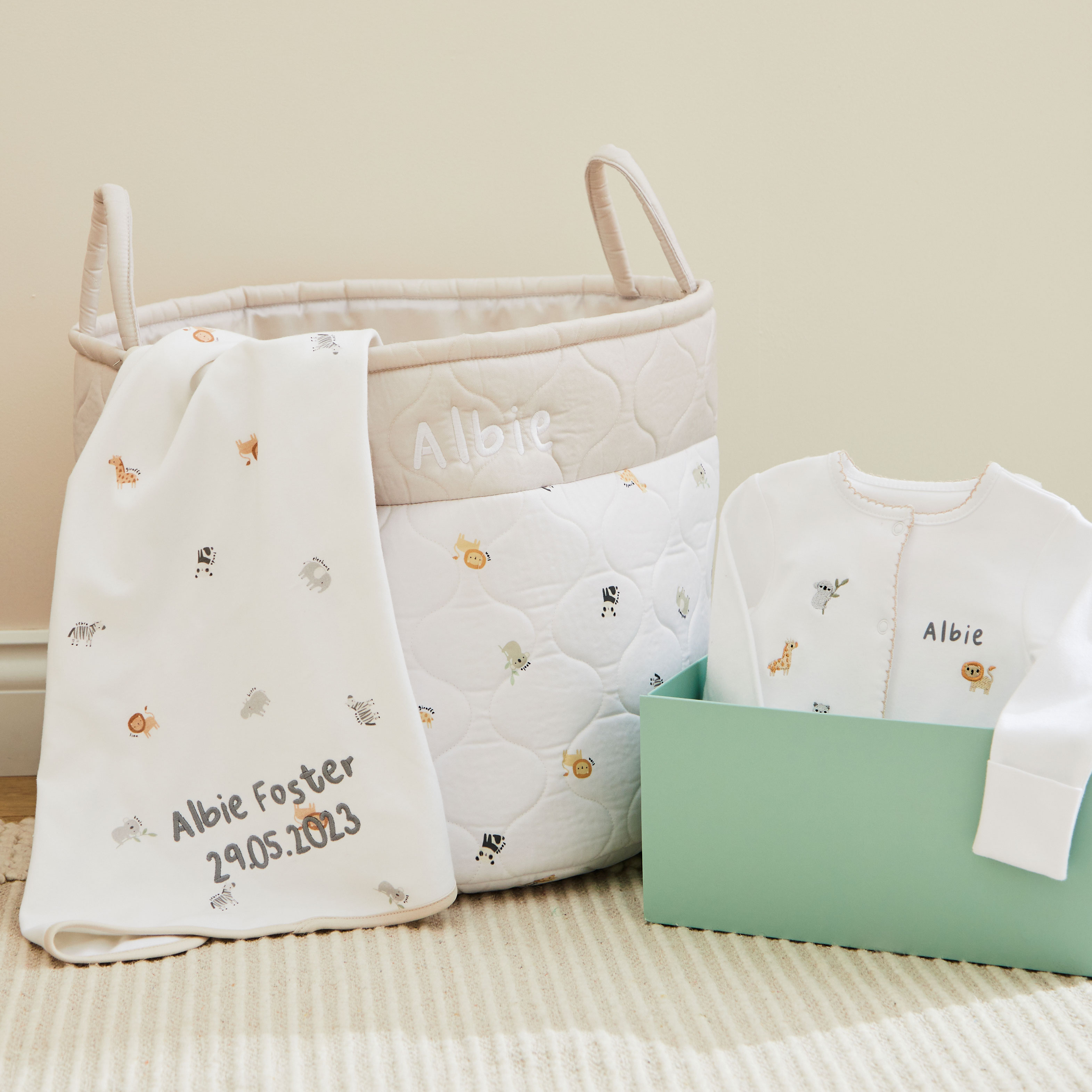 Personalised Welcome to the World Ultimate Gift Set