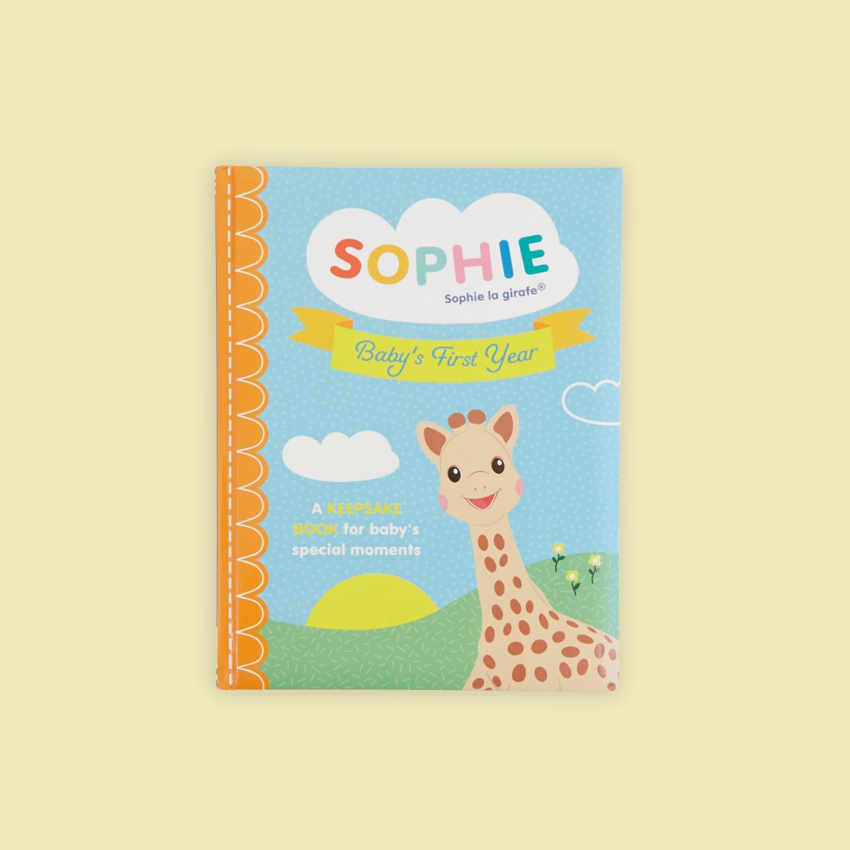Personalised Sophie la girafe: Baby's First Year: A Keepsake Book for Baby's Special Moments