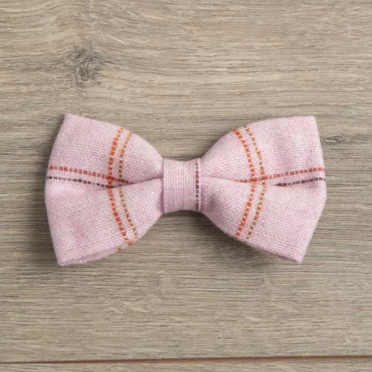 Personalised Dog Bow Tie - Pink