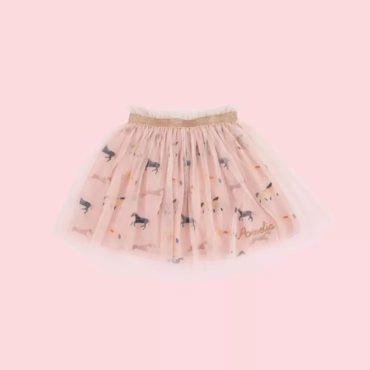 Personalised Pink Stych Fancy Dress Tutu Skirt