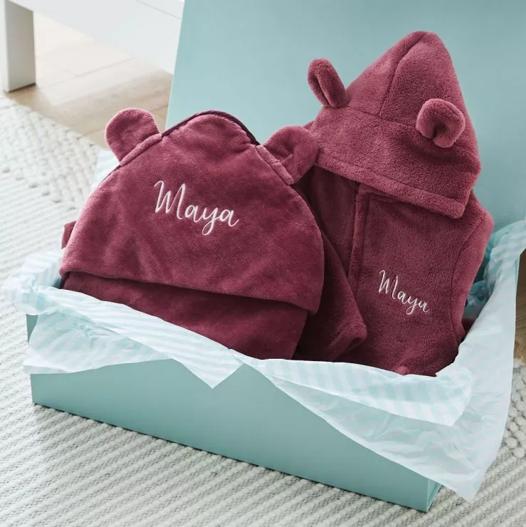Personalised Berry Splash and Snuggle Gift Set