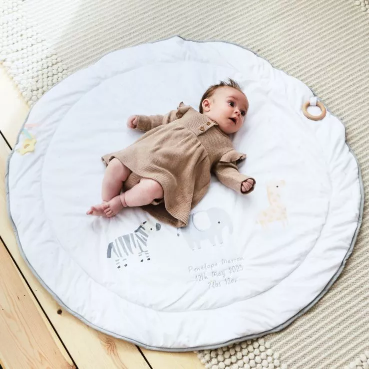 Personalised Welcome to the World Baby Play Mat
