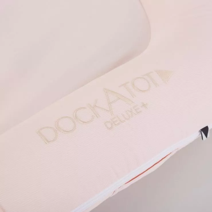 Personalised DockATot Deluxe+ Pod in Strawberry Cream