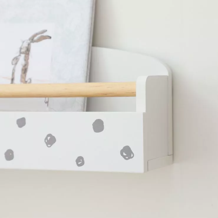 Personalised Polka Dot Picture Shelf