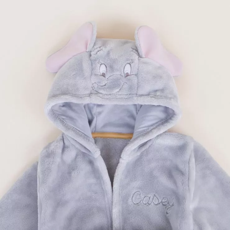 Personalised Disney Dumbo Fleece Dressing Gown