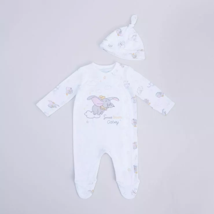 Personalised Disney Dumbo Baby Sleepwear Set