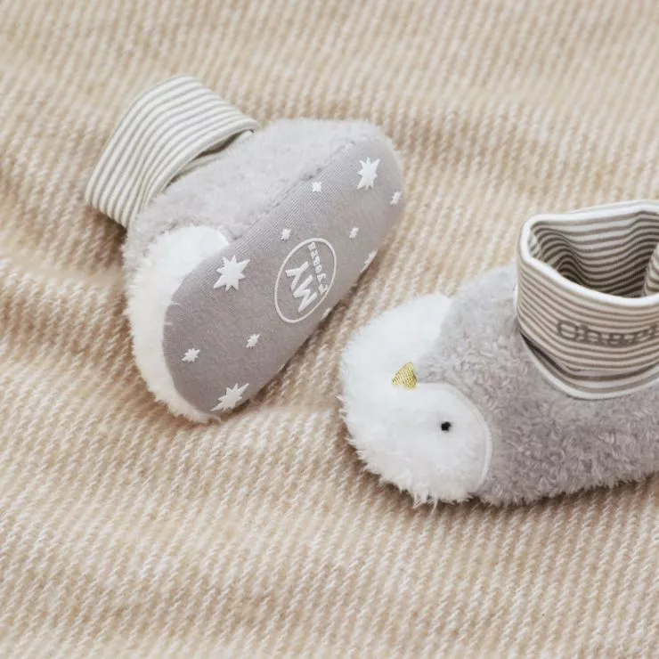 Personalised Penguin Baby Sock Tops