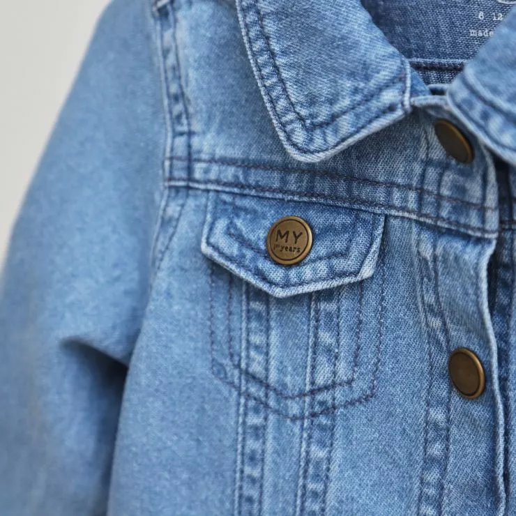 Personalised Blue Children's Denim Jacket
