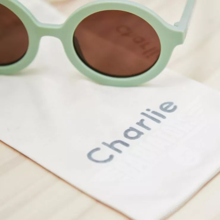 Personalised Sage Babiators Sunglasses with Bag