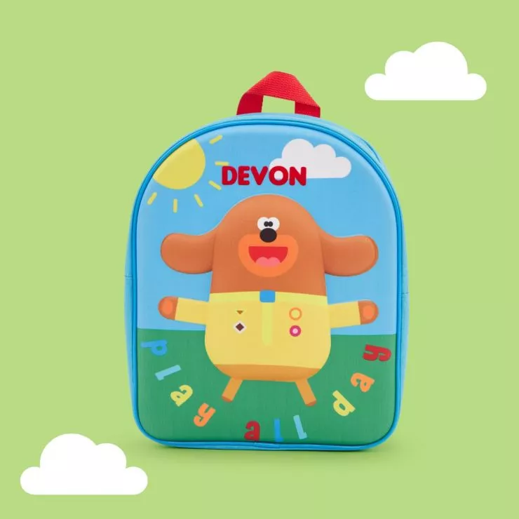 Personalised Hey Duggee Play All Day Backpack