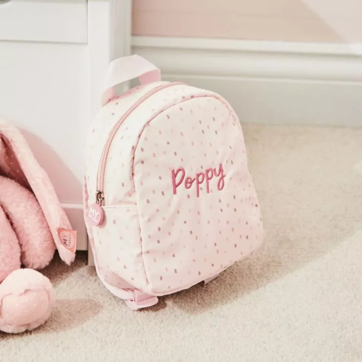 Personalised Pink Tiny Backpack