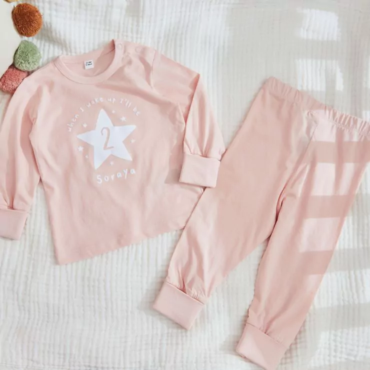 Personalised When I Wake Up I’ll Be Pink Pyjamas