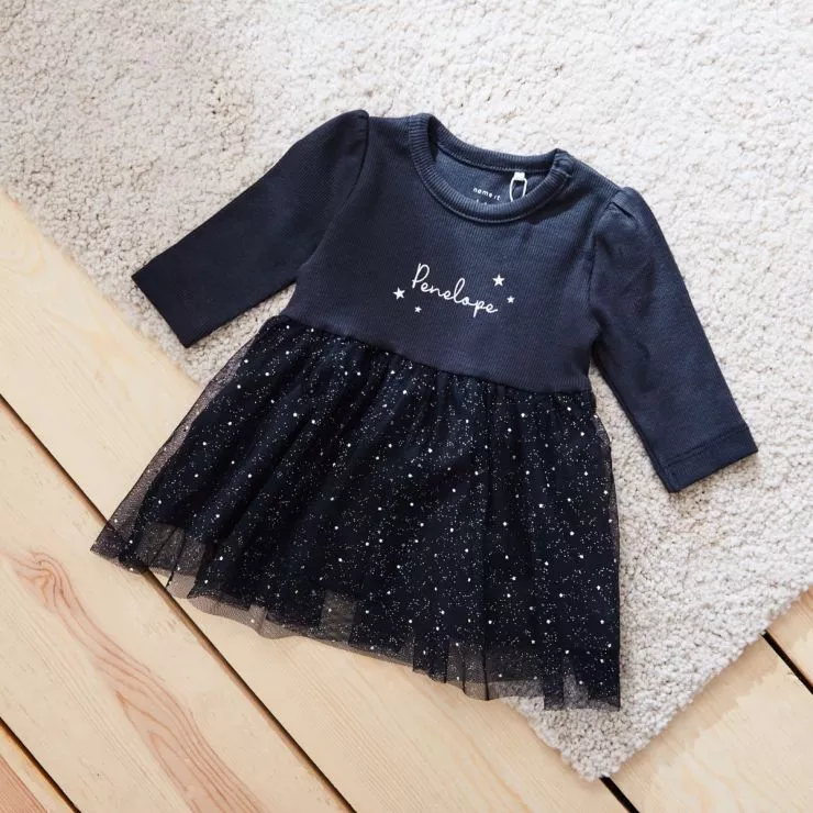 Personalised Navy Tutu Dress by Name It
