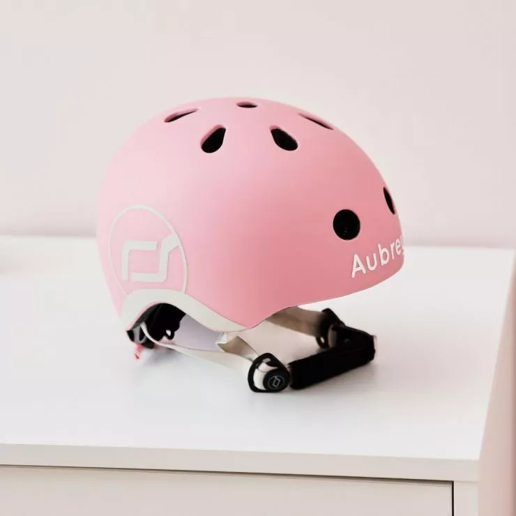 Personalised Scoot and Ride Pink Helmet XXS-S