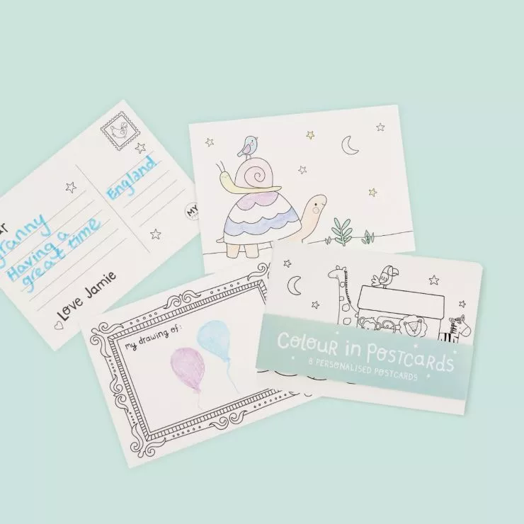 Personalised Colour In Postcard Pack