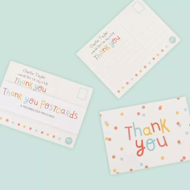 Personalised Thank You Postcards