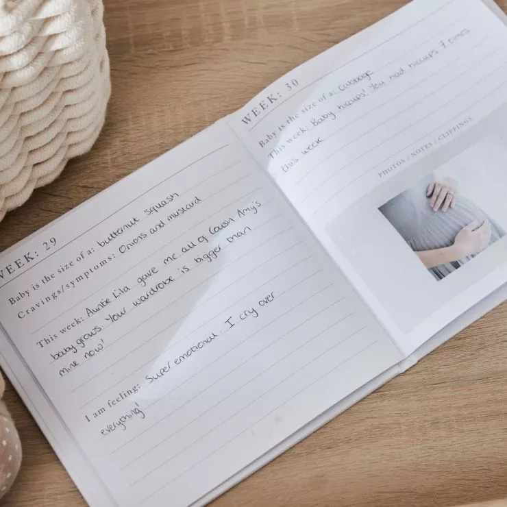 Personalised 9 Month Pregnancy Journal