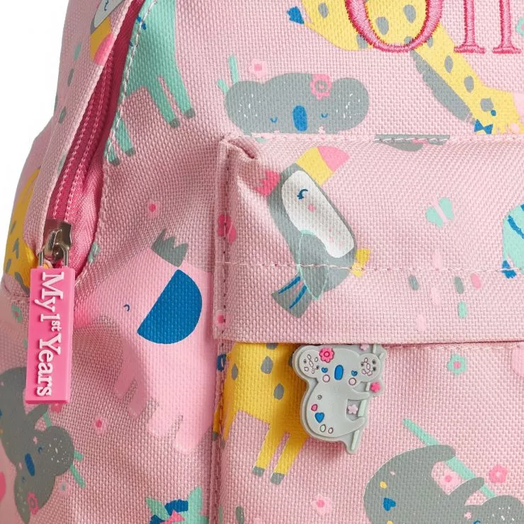 Personalised Koala & Friends Print Mini Backpack