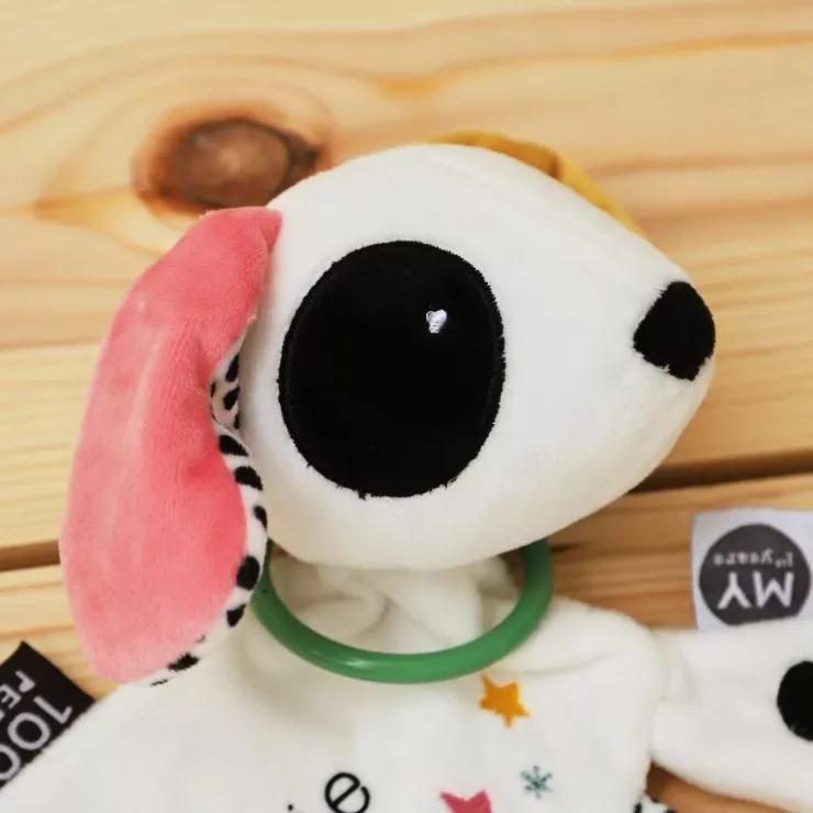 Personalised Mini Mono Patterned Dog Activity Toy