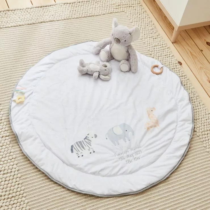 Personalised Welcome to the World Baby Play Mat