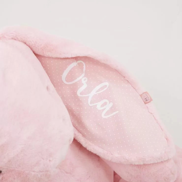 Personalised Supersized Pink Bunny Soft Toy