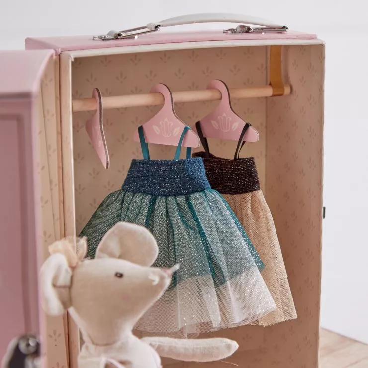 Personalised Moulin Roty Mouse and Wardrobe Set