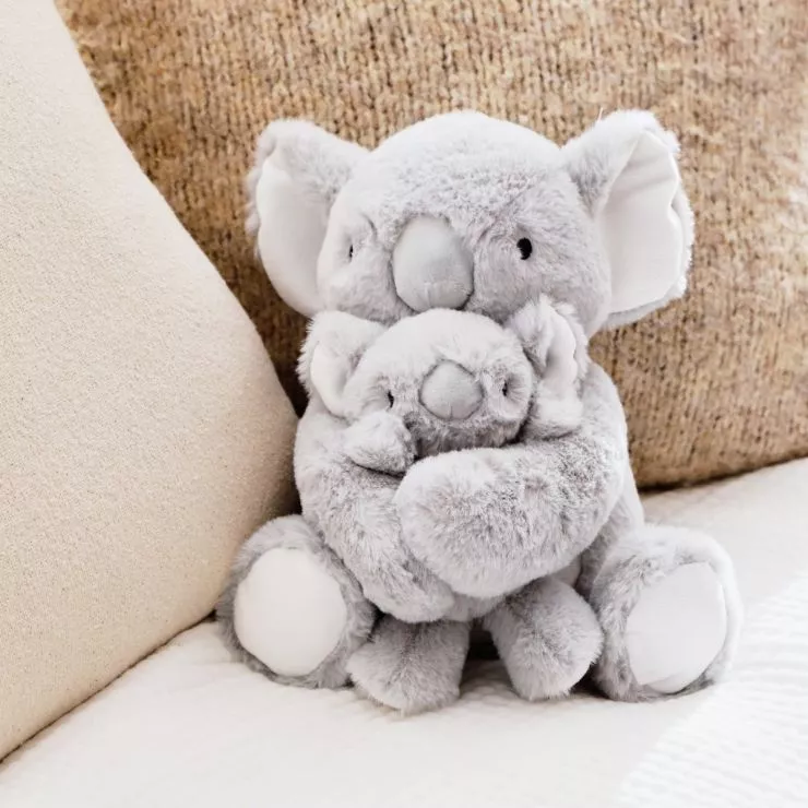 Personalised Koala & Baby Plush Toy Sibling Set