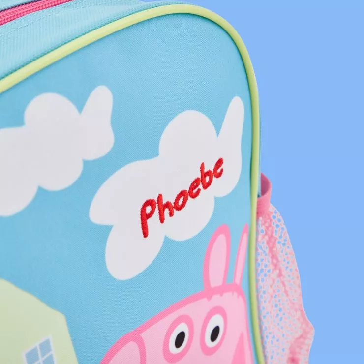 Personalised Peppa Pig House Backpack 