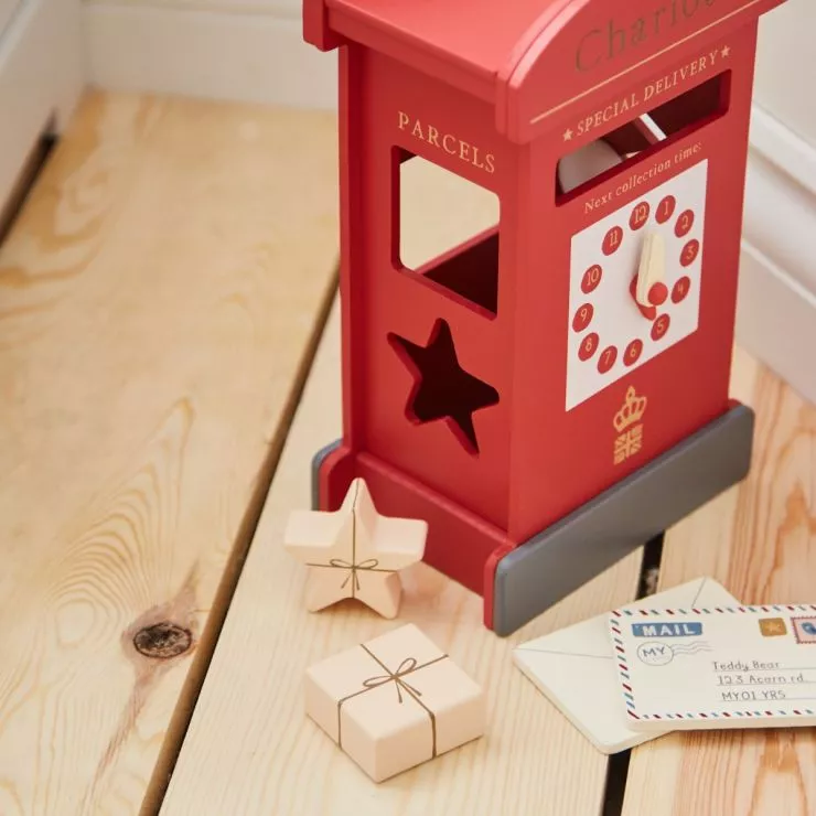 Personalised Wooden Post Box Sorter Toy - Simple
