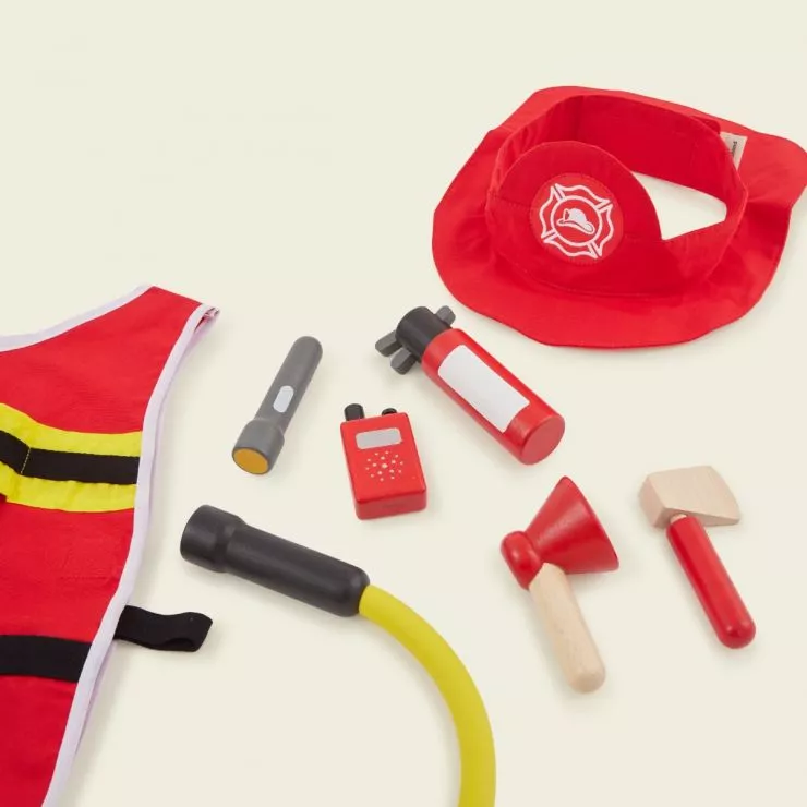 Personalised Firefighter Dress Up Set