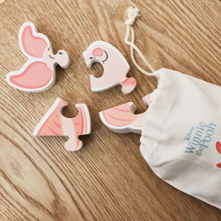 Personalised Piglet Wooden Puzzle