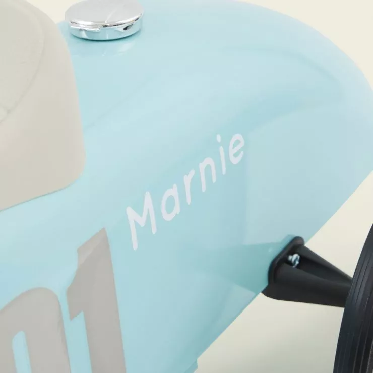  Personalised Pale Blue Vilac Ride On Toy