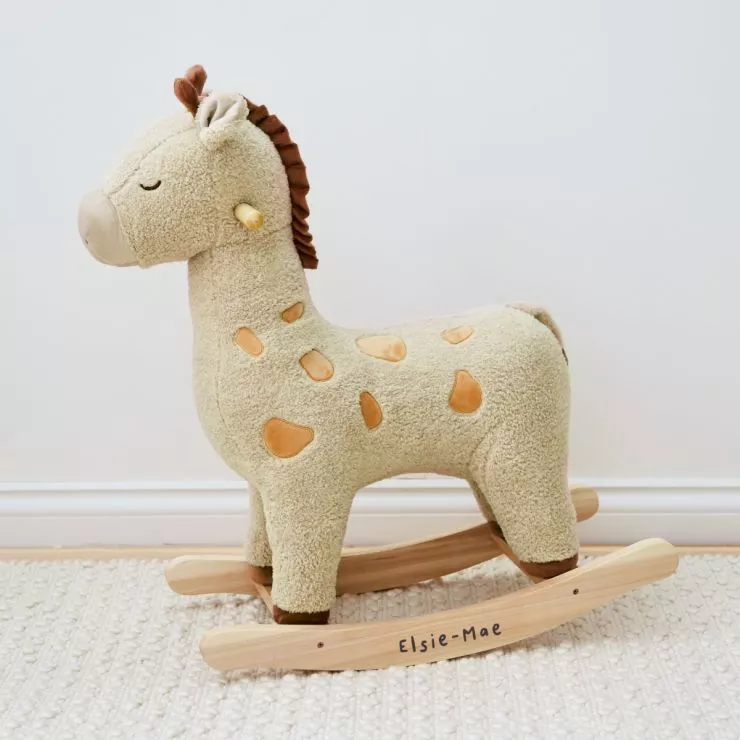 Personalised Giraffe Rocker Toy