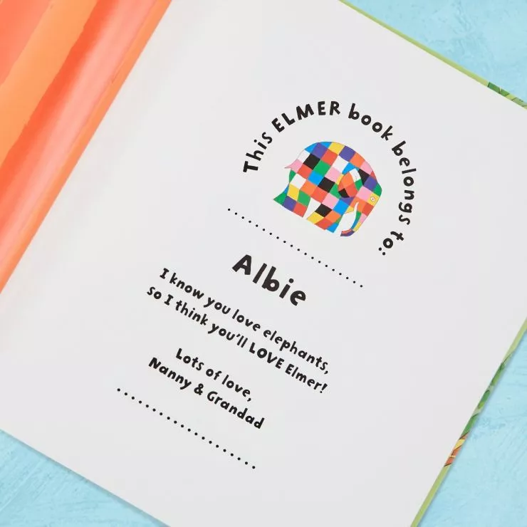 Personalised Elmer Classic Collection