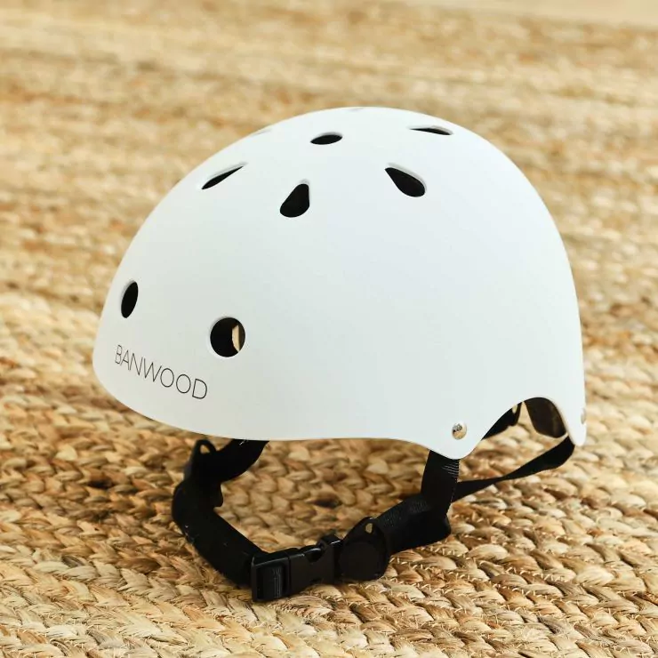 Personalised White Banwood Helmet