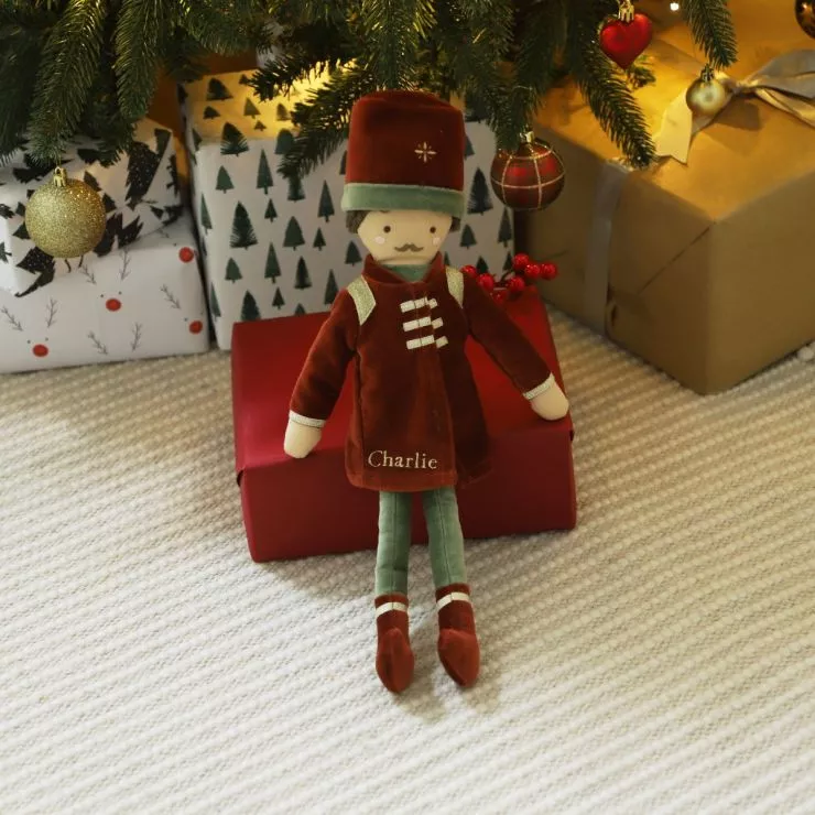 Personalised Avery Row Nutcracker Christmas Doll