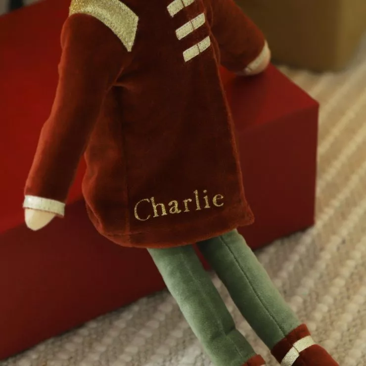 Personalised Avery Row Nutcracker Christmas Doll