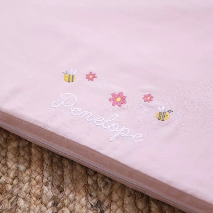 Personalised Pink Kids Concept Fold-up Playmat