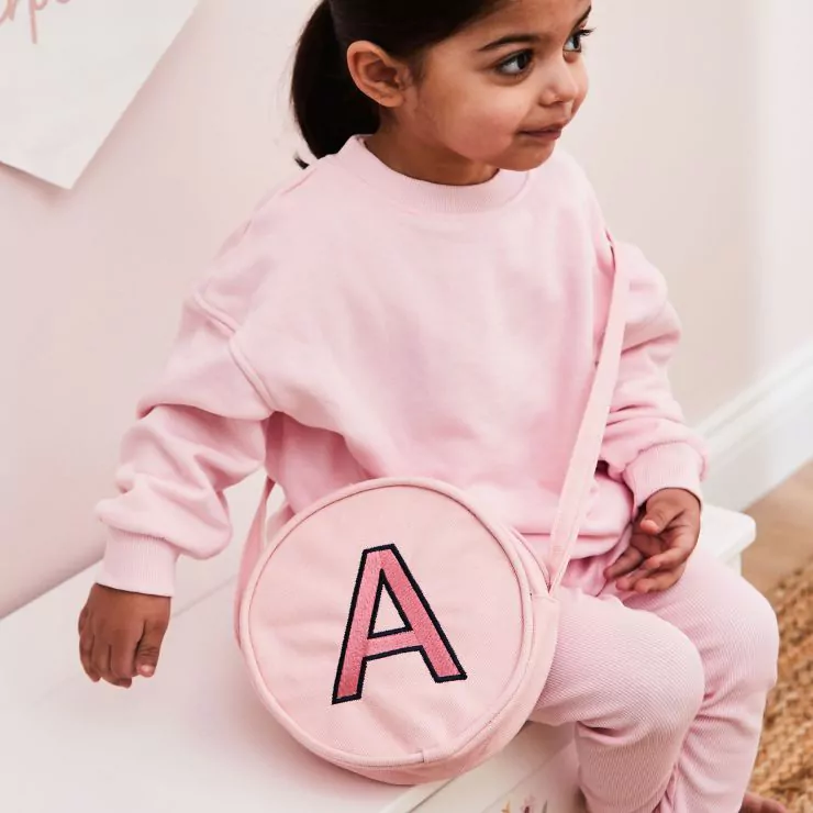 Personalised Initial Pink Handbag
