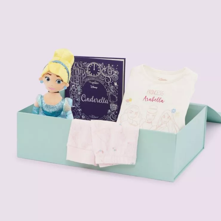 Personalised Disney Princess Cinderella Sleepover Gift Set