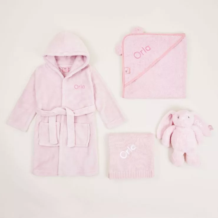 Personalised Pink Bedtime Essentials Gift Set