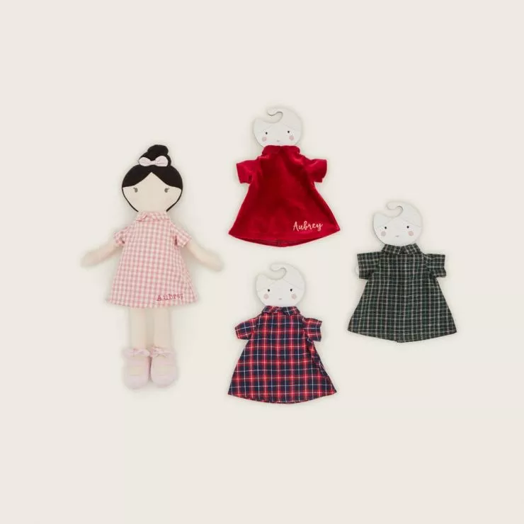 Personalised Little Luxe My 1st Doll  Dress-Up Gift Set