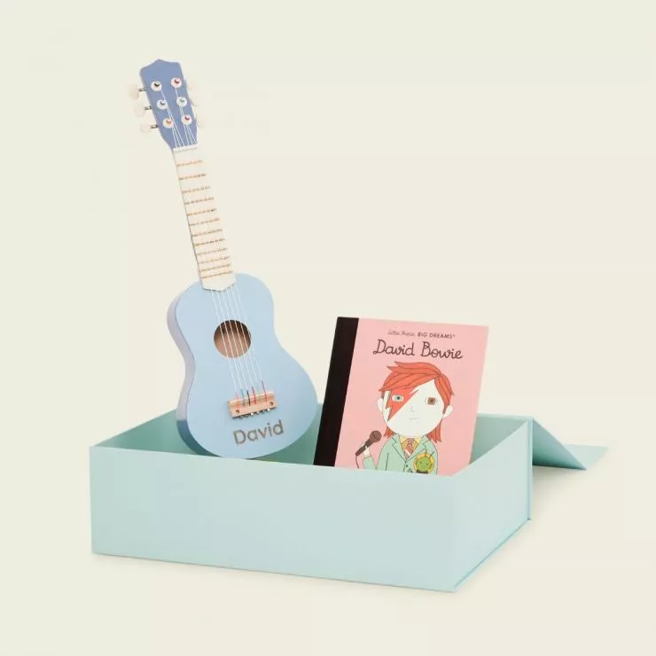 Personalised Blue Little Musician Gift Set