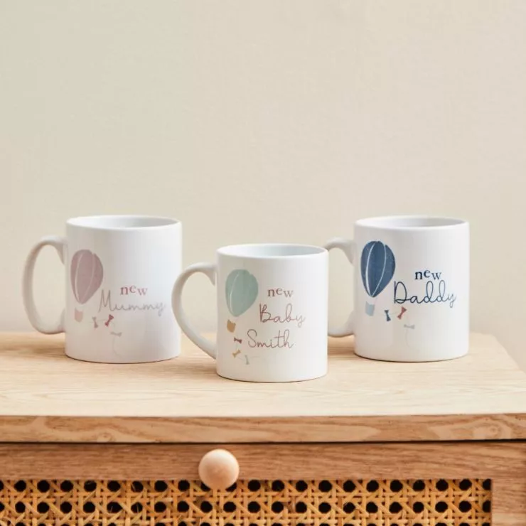 Personalised New Family Mug Set