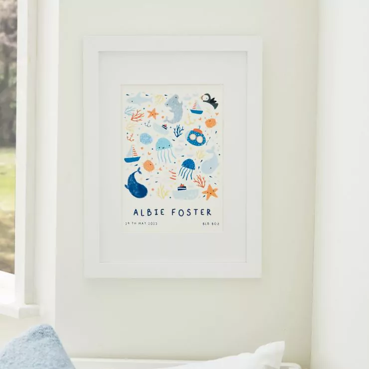 Personalised Under-the-Sea Wall Art
