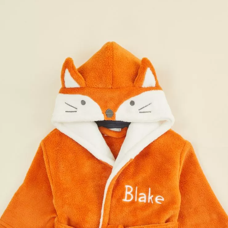 Personalised Fox Robe - Head Detail