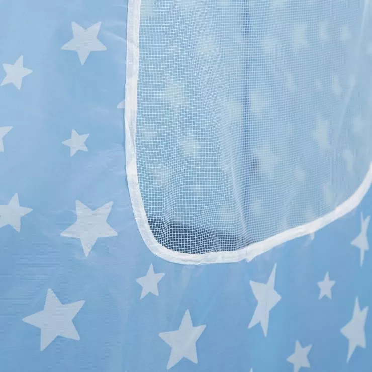 Personalised Blue Star Play Tent Detail