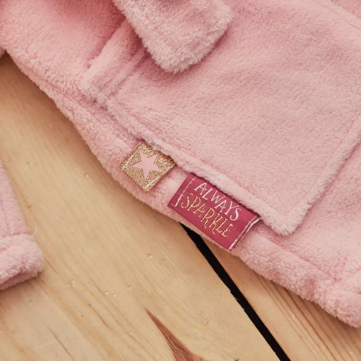 Personalised Fairy Princess Fleece Dressing Gown
