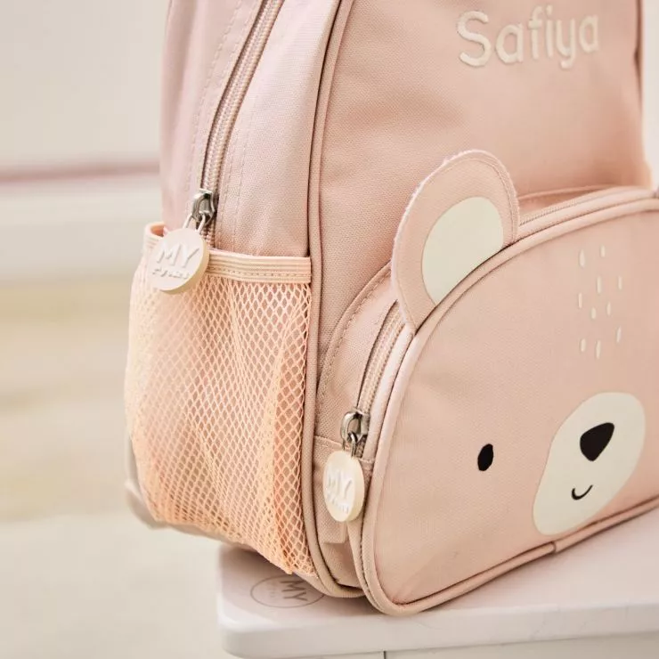 Personalised Spring Bear Mini Backpack